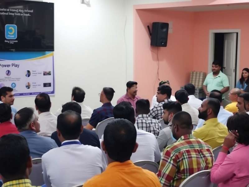 Indian players gathering for a tournament Shamshabad Power Play Community Event